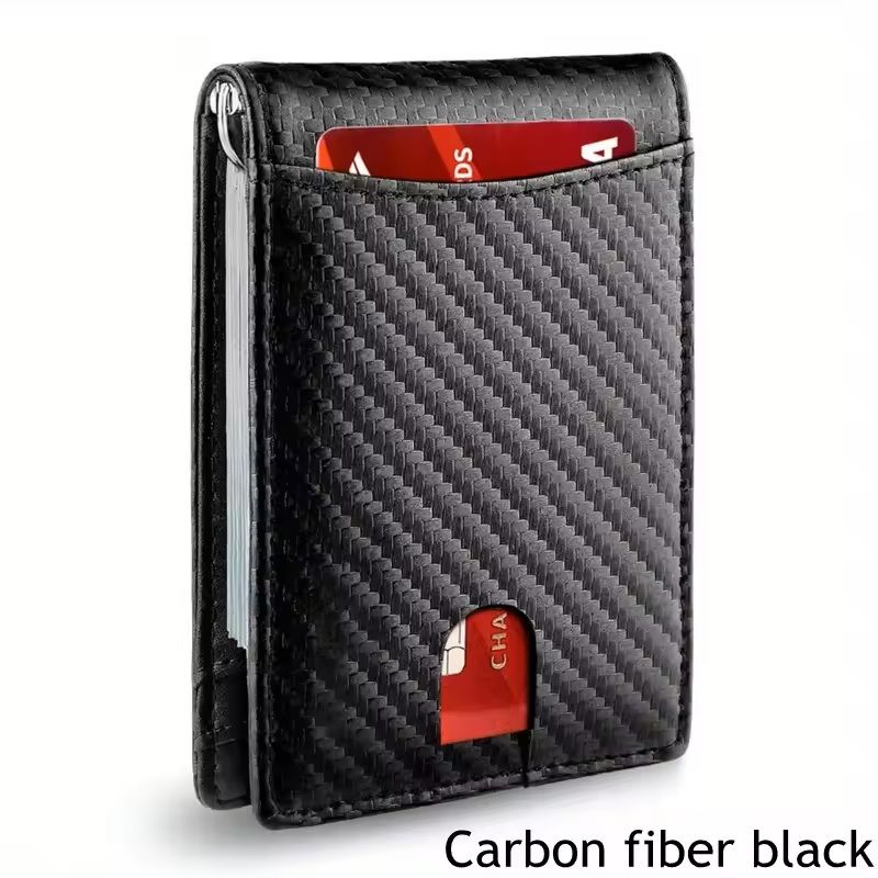 Slim RFIDBlocking Smart Wallet With Money Cli 9