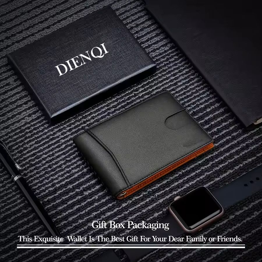 Slim RFIDBlocking Smart Wallet With Money Cli 3