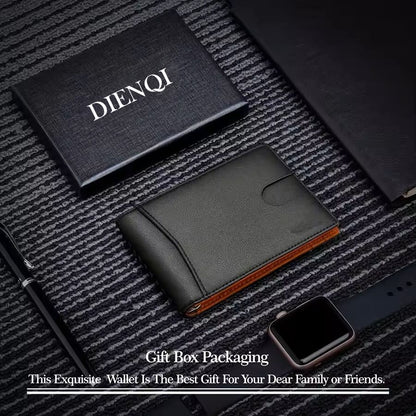 Slim RFIDBlocking Smart Wallet With Money Cli 3