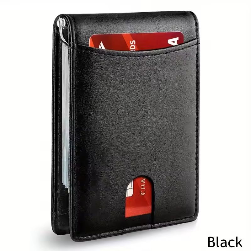 Slim RFIDBlocking Smart Wallet With Money Cli 6