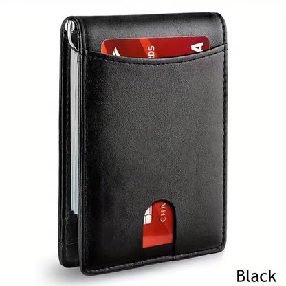 Slim RFIDBlocking Smart Wallet With Money Cli 6