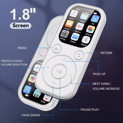 Slim Bluetooth MP3 Music Player With FM Radio And EBook Support 3