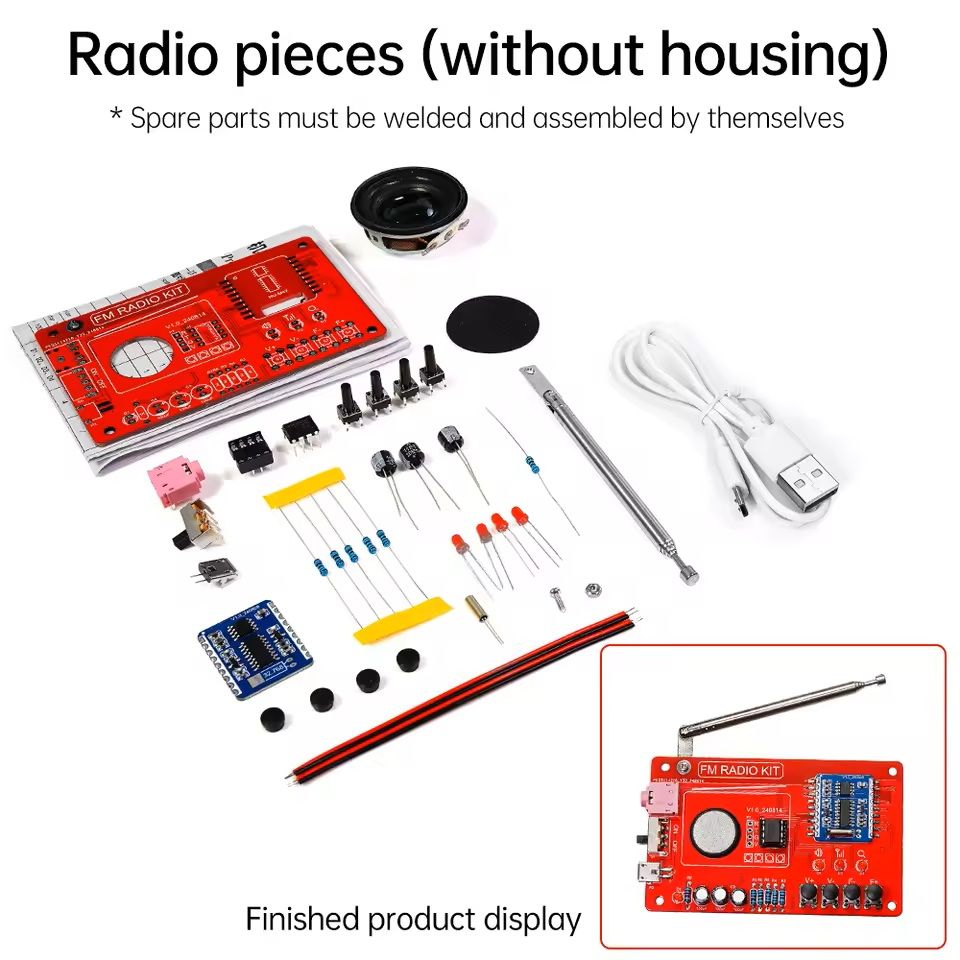 DIY RDA5807 FM Radio Electronic Kit With Digital Display 3