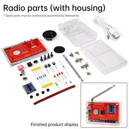 DIY RDA5807 FM Radio Electronic Kit With Digital Display 7