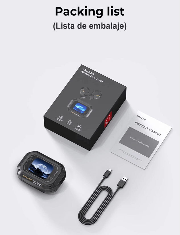 Erazer XP6 AI Bluetooth Earphones With Sleep Mode And Real Time Translation 4