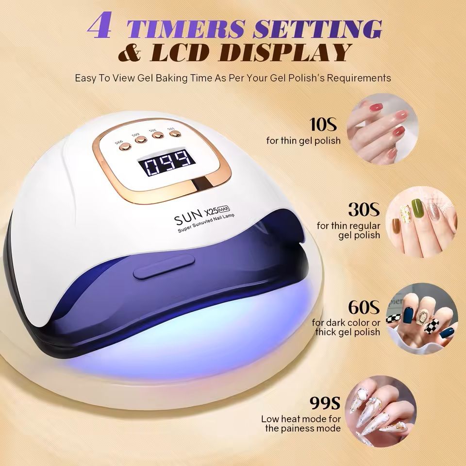 Professional LED UV Nail Lamp Dryer With Auto Sensor And 4 Timers 5