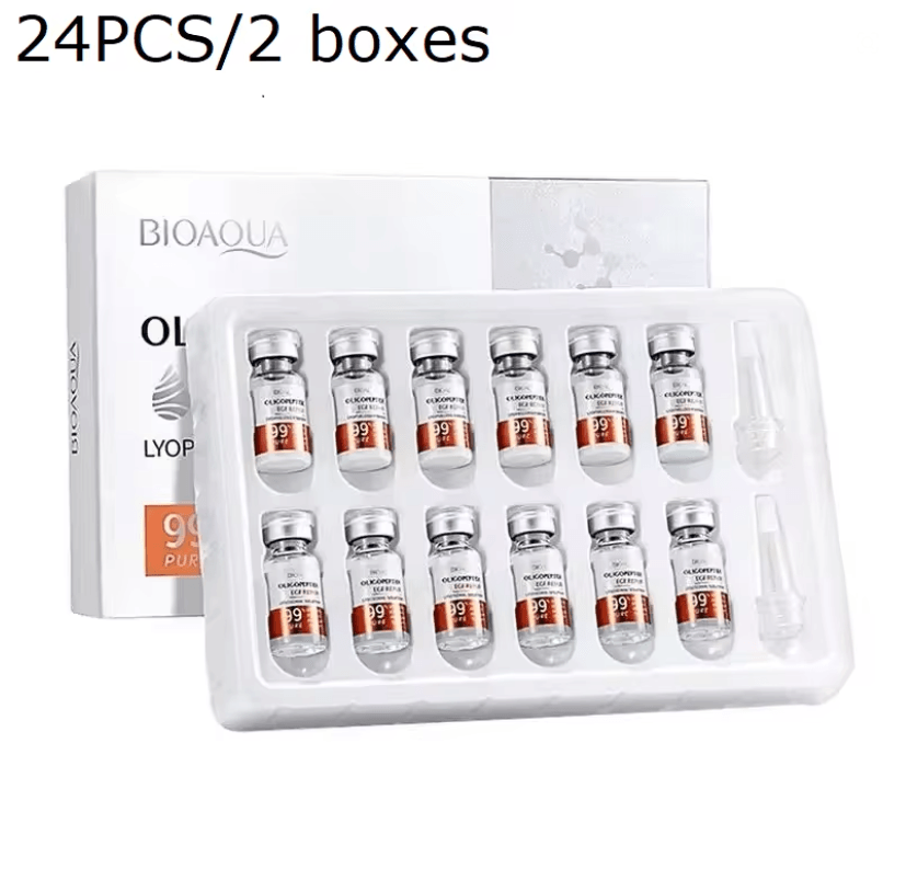 Peptide Facial Serum Set With Yeast Extract And Freeze Dried Essence For Anti Aging And Pore Care 2