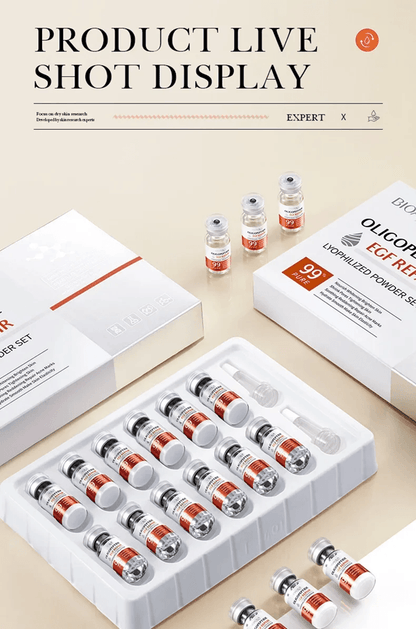Peptide Facial Serum Set With Yeast Extract And Freeze Dried Essence For Anti Aging And Pore Care 3