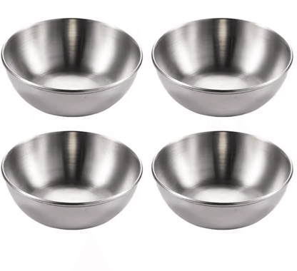 Stainless Steel Gold Sauce Dish Set For Appetizers And Seasoning 5
