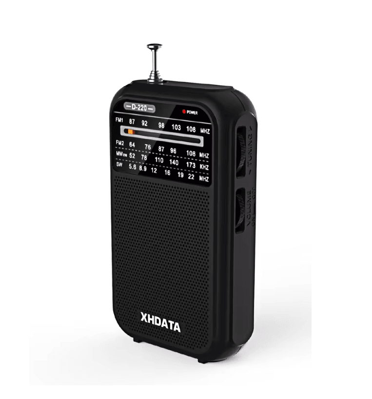 XHDATA D220 Portable Retro Radio With FM MW SW And High Sensitivity DSP 4