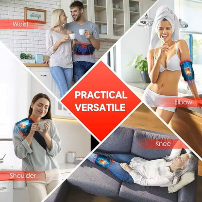 Red and Infrared Light Therapy Belt with 60 LEDs for Slimming and Pain Relief
