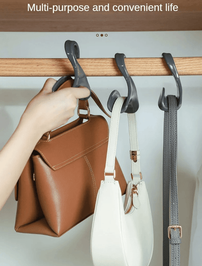 5Piece MultiPurpose Closet Hooks  Handbag And Scarf Organizer Set 2