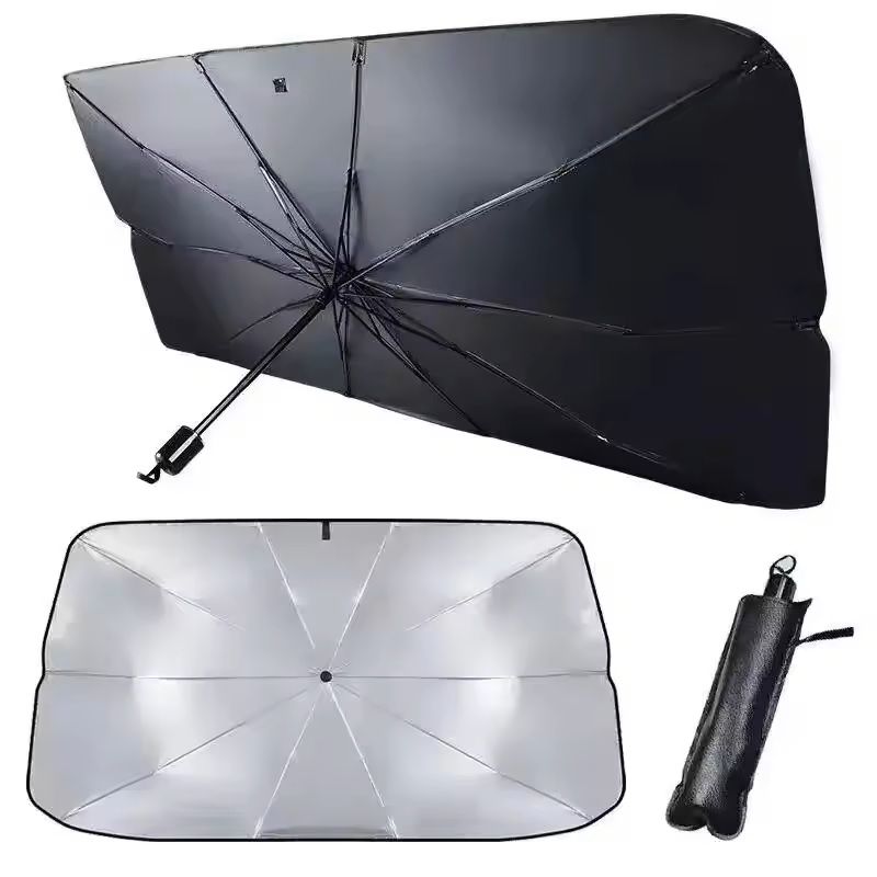 Folding Car Windshield Sunshade Umbrella For Summer Sun Protection 2