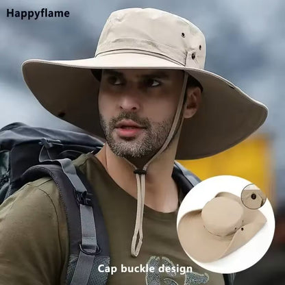 Mens UV Protection Mesh Sun Hat For Fishing And Hiking 2