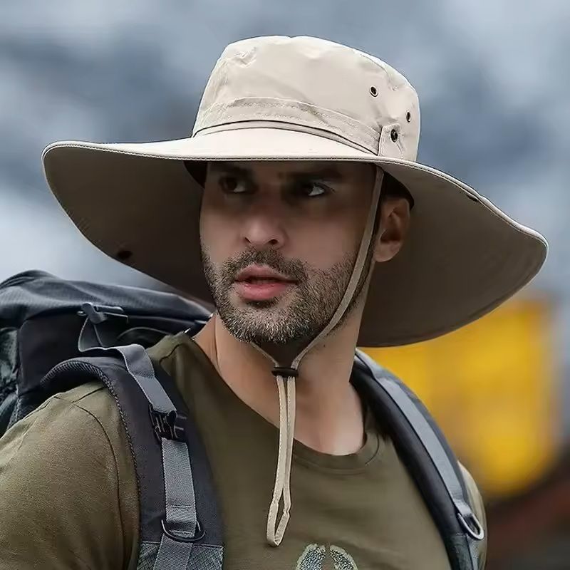 Mens UV Protection Mesh Sun Hat For Fishing And Hiking 7