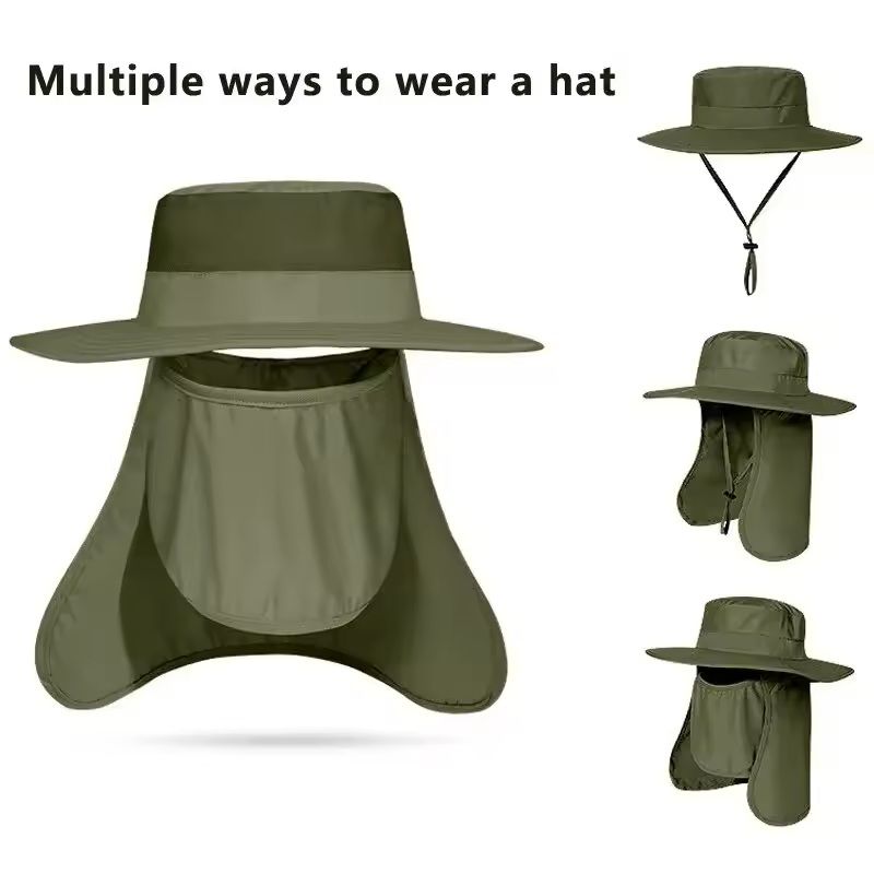 Mens UV Protection Mesh Sun Hat For Fishing And Hiking 3