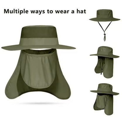 Mens UV Protection Mesh Sun Hat For Fishing And Hiking 3