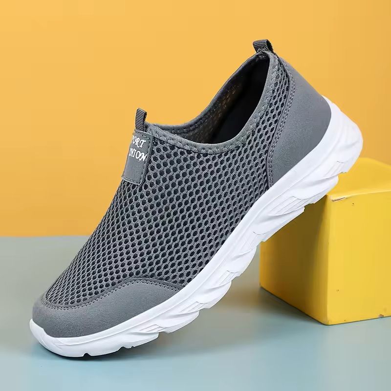 Mens Breathable SlipOn Walking Sneakers For Casual Comfort 4