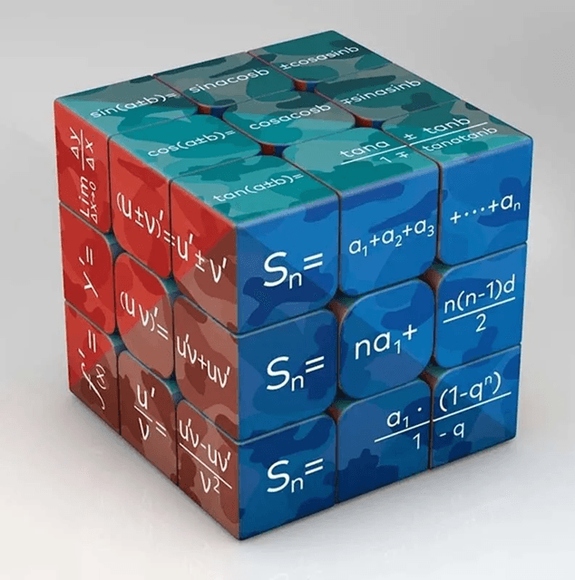 3x3 Science Cube Puzzle Educational Toy For Kids Featuring Chemistry And Math Elements 1