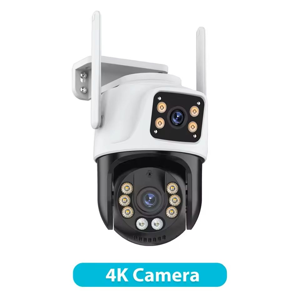 6K HD Outdoor PTZ WiFi Security Camera With Triple Lens And Auto Tracking 6