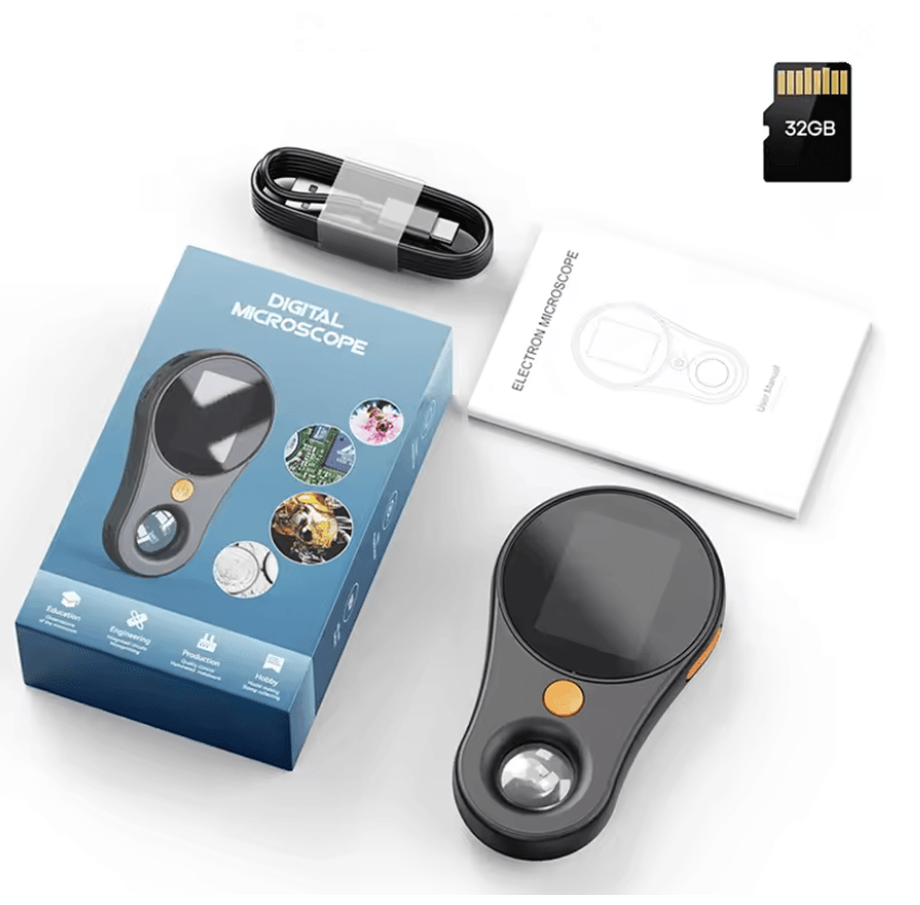 500X Digital Microscope With 2 Inch Screen And 1080P Video For Coins And Electronics 3