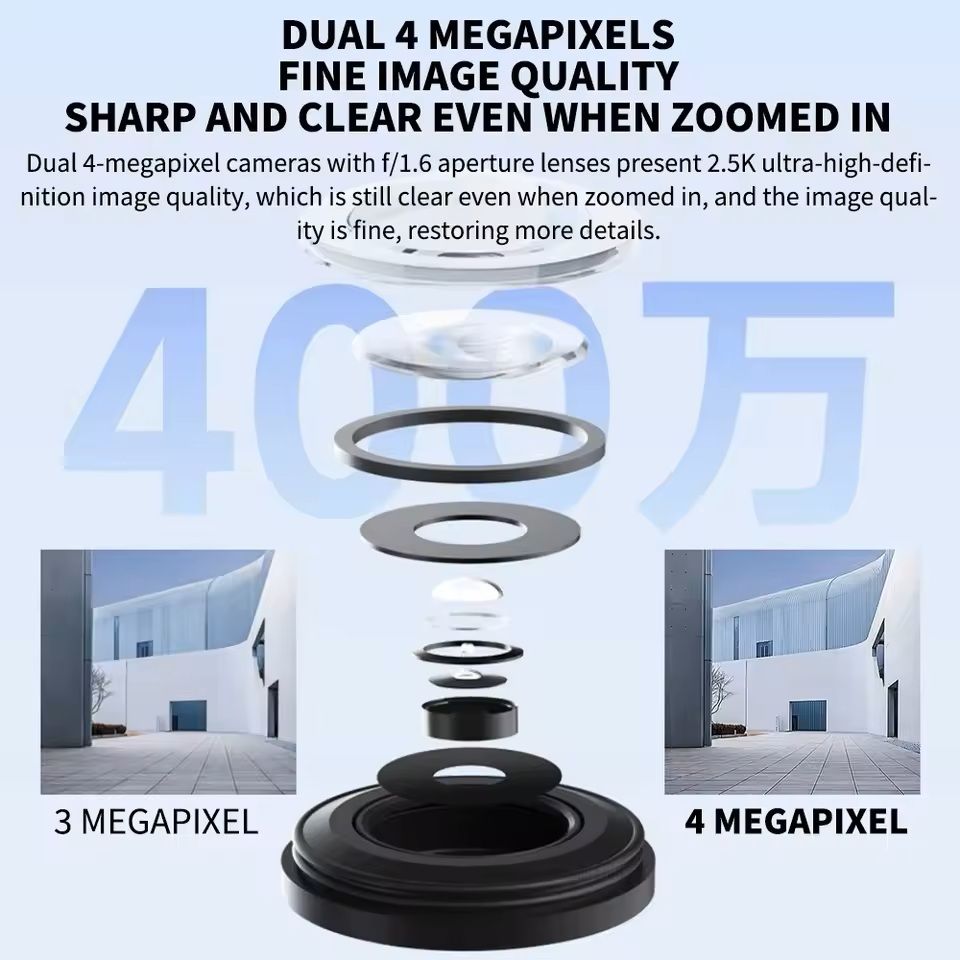 Dual Lens Outdoor Smart Security Camera With AI Motion Detection And FullColor Night Vision 3