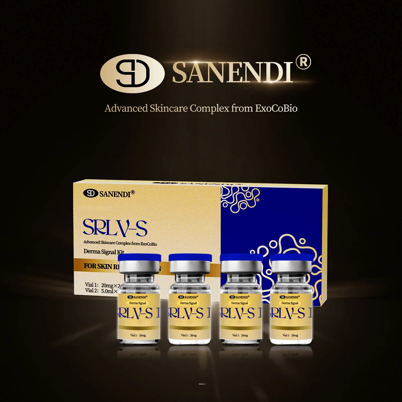 Exosome Stem Cell Facial Serum With Hyaluronic Acid For Anti Aging And Skin Brightening 1