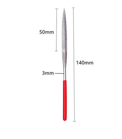 Diamond Needle File Set For Metal Carving And Craft Detailing 10 Piece Mini Hand Tool Kit 2