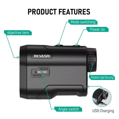 High Precision Golf Rangefinder With Slope And Flag Lock Vibration 2