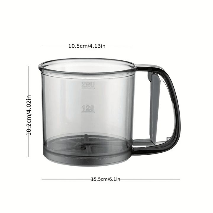 Semi Automatic Flour Sifter With Hand Press For Baking And Kitchen Use 4