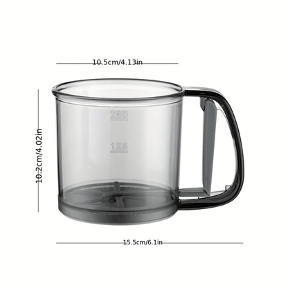 Semi Automatic Flour Sifter With Hand Press For Baking And Kitchen Use 4