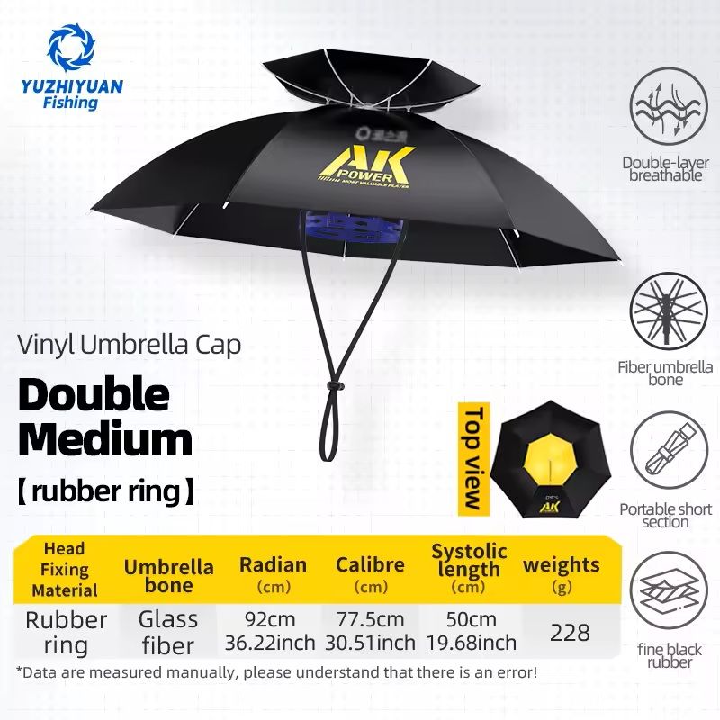 HandsFree Folding Umbrella Hat With UV Protection For Outdoor Activities 7