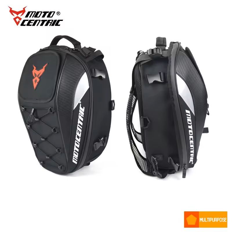 Waterproof Motorcycle Tail Bag With Expandable Storage And Convertible Backpack Design 3