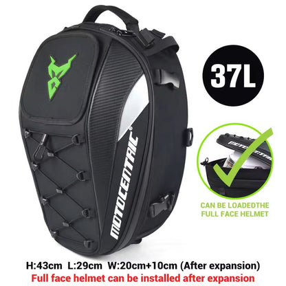 Waterproof Motorcycle Tail Bag With Expandable Storage And Convertible Backpack Design 8