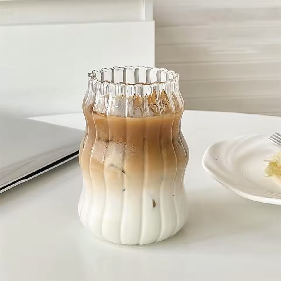 Heat Resistant 530ml Glass Tumbler For Coffee Tea Juice 3