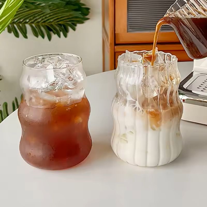 Heat Resistant 530ml Glass Tumbler For Coffee Tea Juice 5