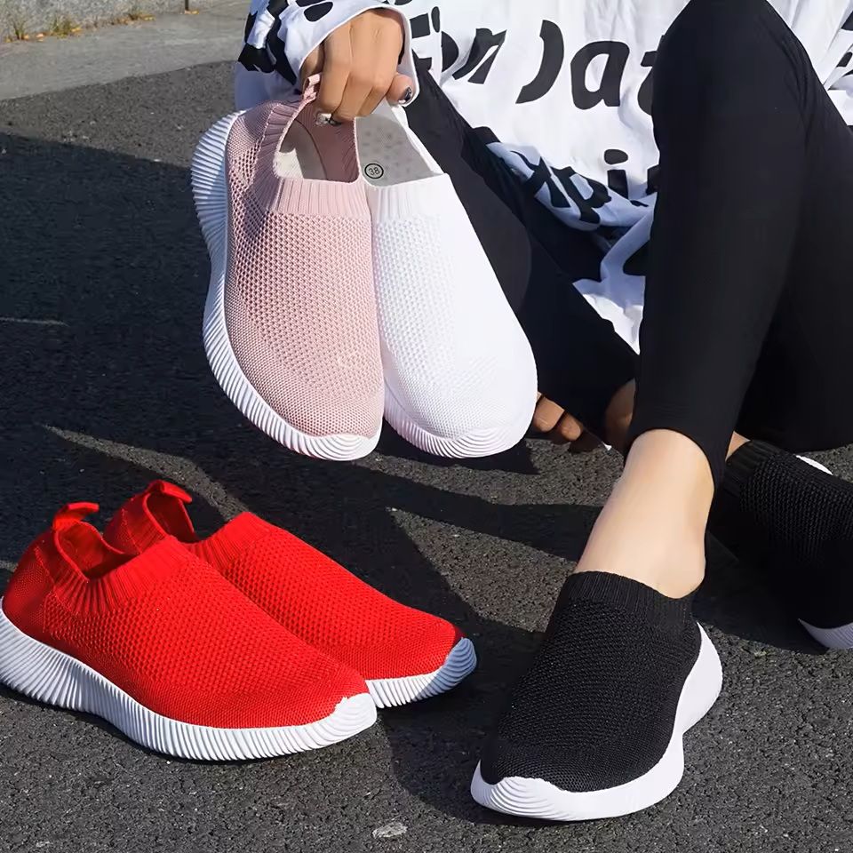 Breathable Knit Sock Sneakers for Women