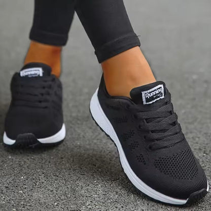 Womens Breathable Mesh Lace Up Sneakers 4