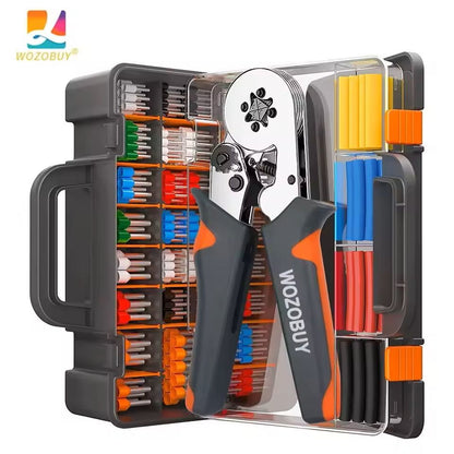 Mini Electrical Wire Crimping Tool with Ferrule Sleeve Kit