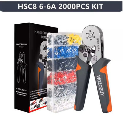 Mini Electrical Wire Crimping Tool With Ferrule Sleeve Kit 13
