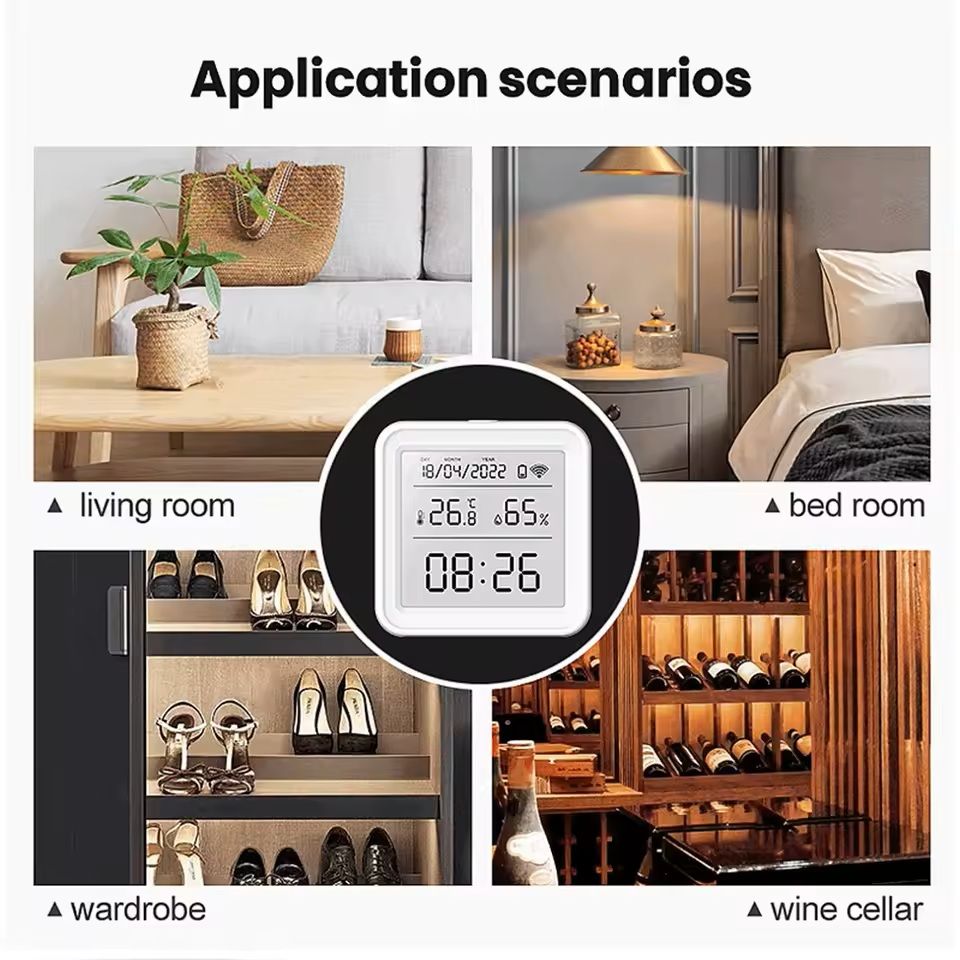 Smart WiFi Temperature And Humidity Sensor With Remote Alerts 1