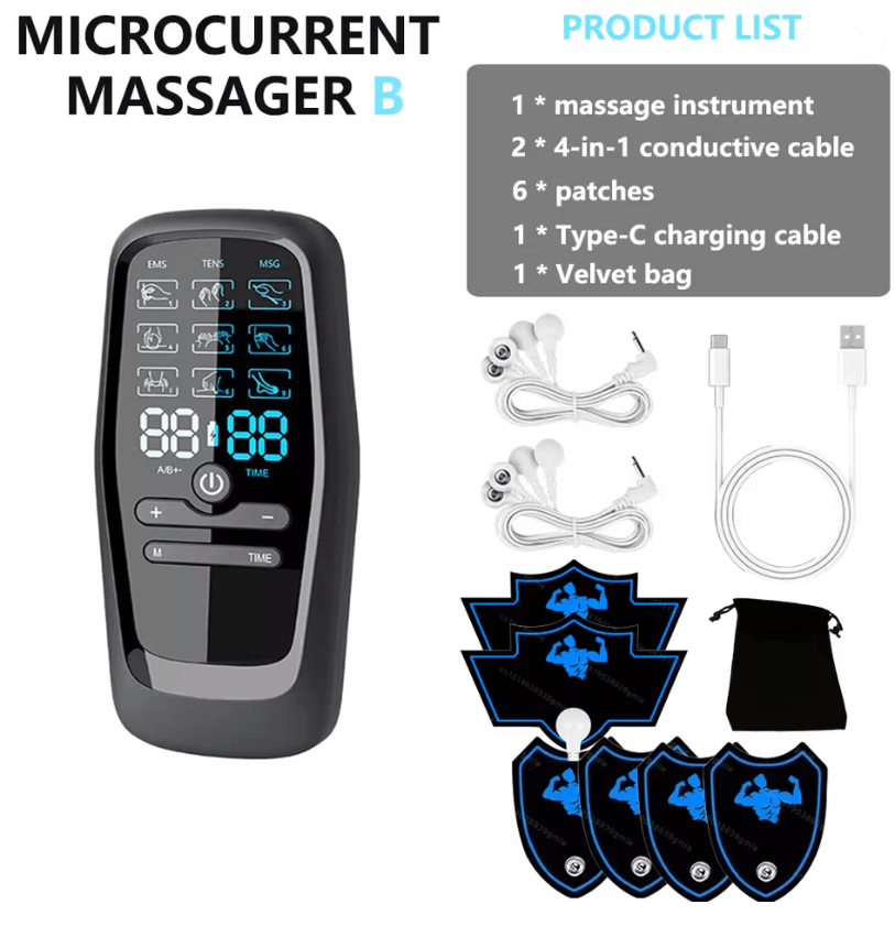 Digital TENS EMS Muscle Stimulator For Pain Relief And Body Massage Therapy 6