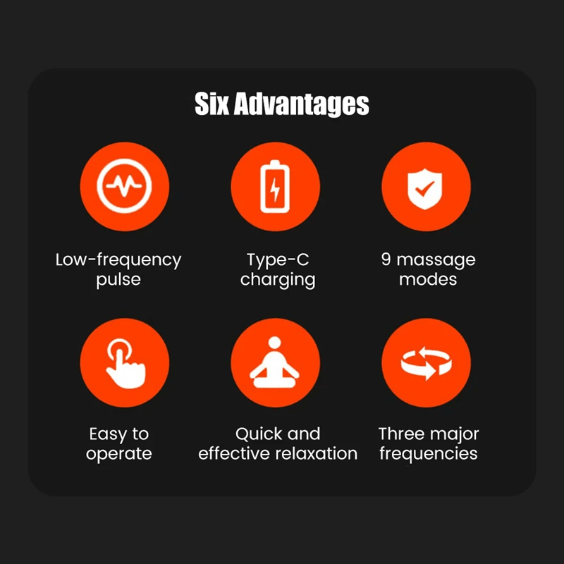 Digital TENS EMS Muscle Stimulator For Pain Relief And Body Massage Therapy 2