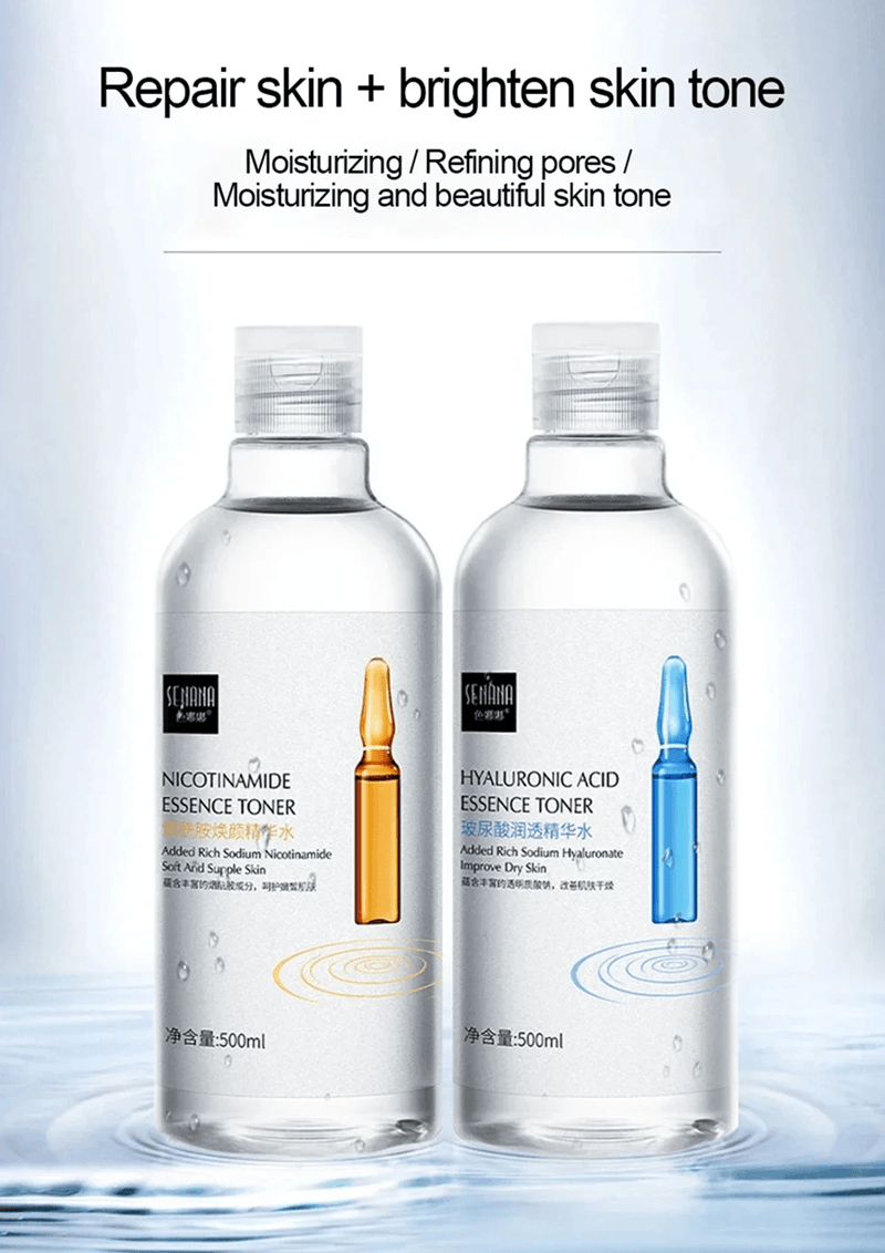 Hydrating Niacinamide Facial Toner with Hyaluronic Acid for Dull and Dry Skin
