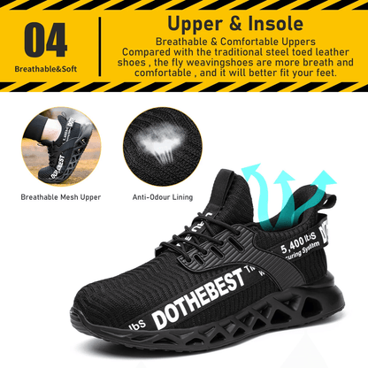 Lightweight Steel Toe Safety Work Shoes For Men And Women 3