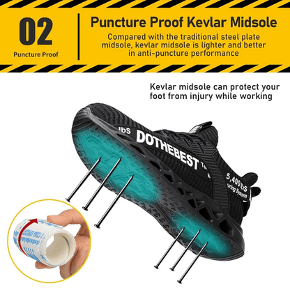 Lightweight Steel Toe Safety Work Shoes For Men And Women 1
