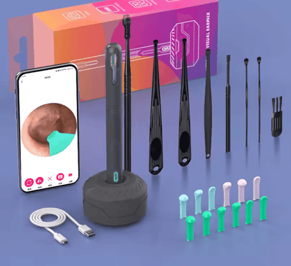HD Ear Cleaner With Camera And USB C Rechargeable Otoscope Tool Set 3