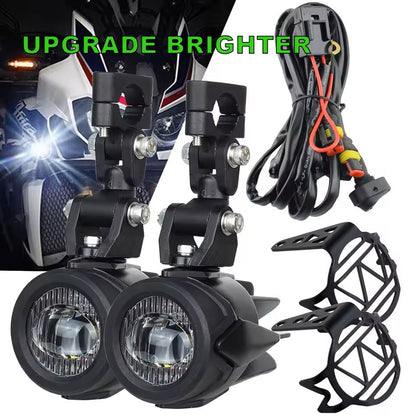 Upgrade Motorcycle Fog Light Auxiliary Lamps