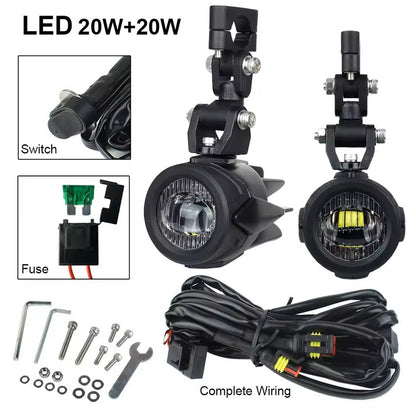Upgrade Motorcycle Fog Light Auxiliary Lamps 3
