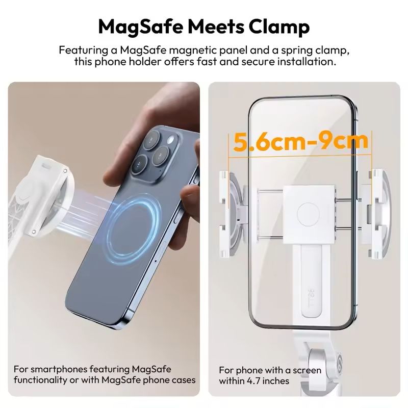 Overhead Selfie Stick Tripod With MagSafe  Remote Control 2